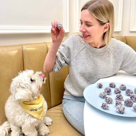 No-Bake Blueberry Bliss Balls for Dogs